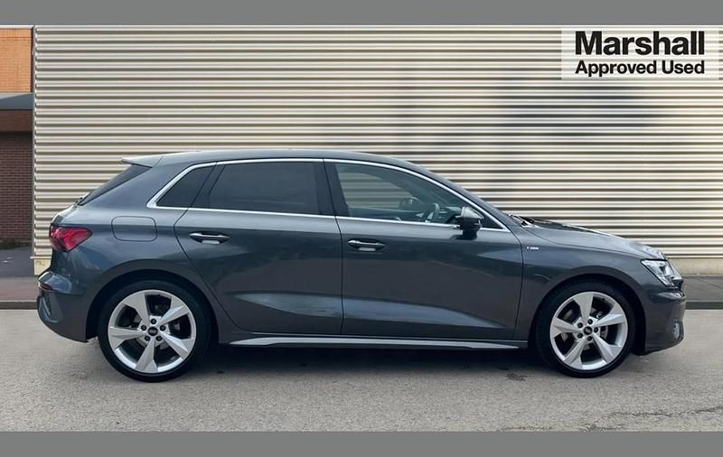 Used Audi A3 S-Line 110 HP (80 kW) 2023 Grey Sedan