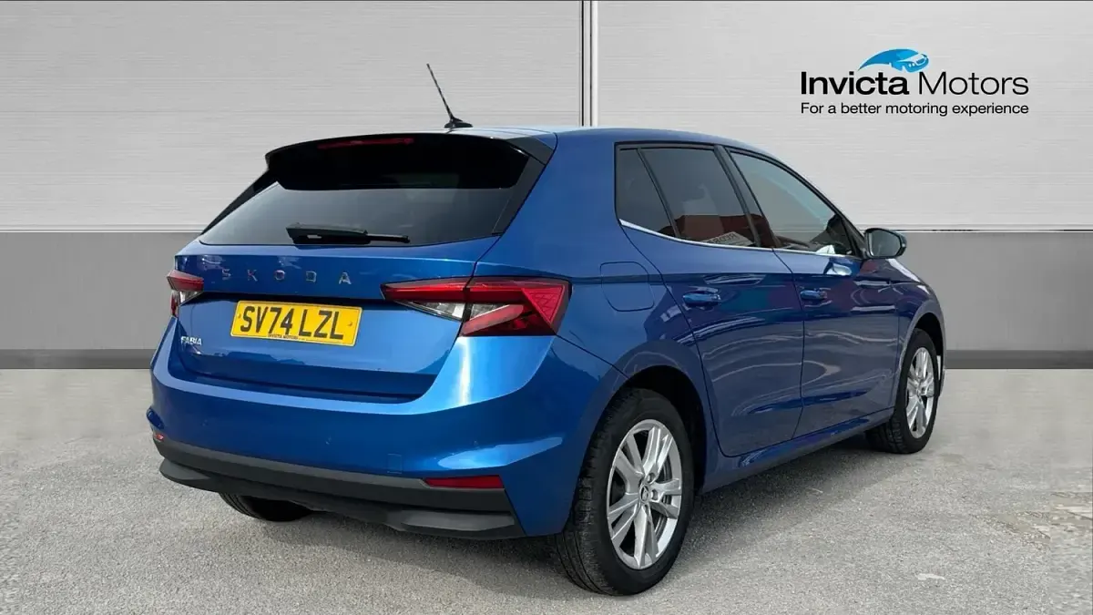 Used Skoda Fabia SE L 116 HP (85 kW) 2024 Blue Hatchback