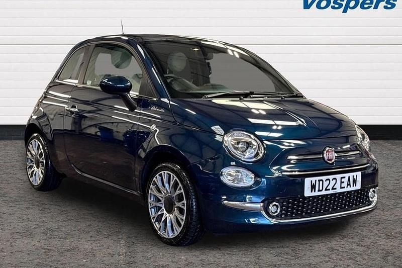 Blue Used 2022 Fiat 500 Dolcevita Hatchback | £10,990 (Fair price) - Image 1/1