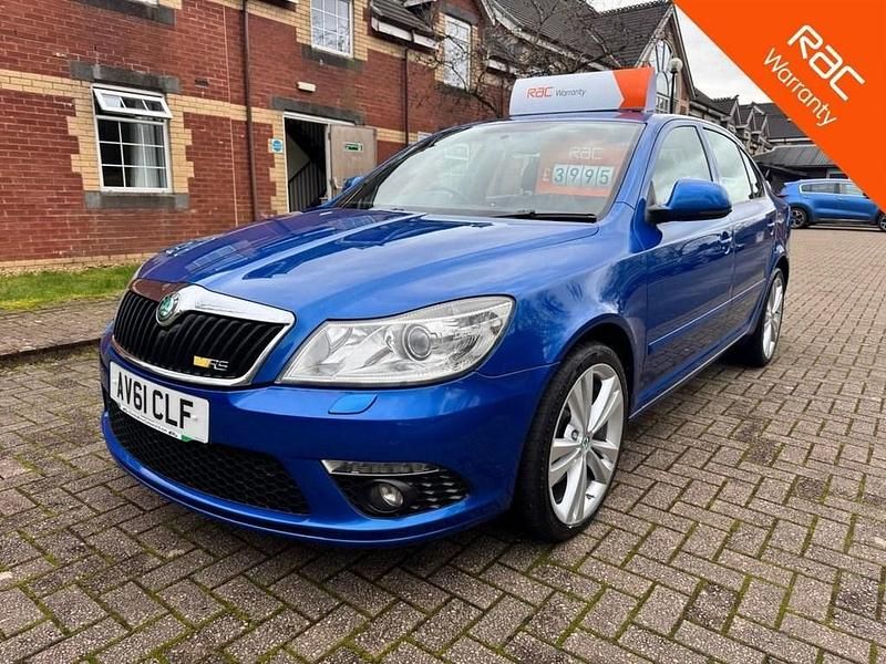 Used Skoda Octavia vRS 200 HP (147 kW) 2011 Blue Hatchback