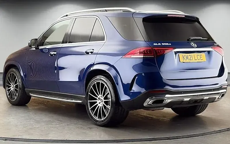 Used Mercedes GLE300 AMG line 245 HP (180 kW) 2020 Brilliant blue SUV