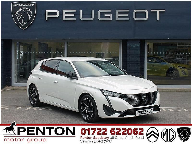 White Used 2022 Peugeot 308 Allure Premium Hatchback | £15,790 (Fair price) - Image 1/4