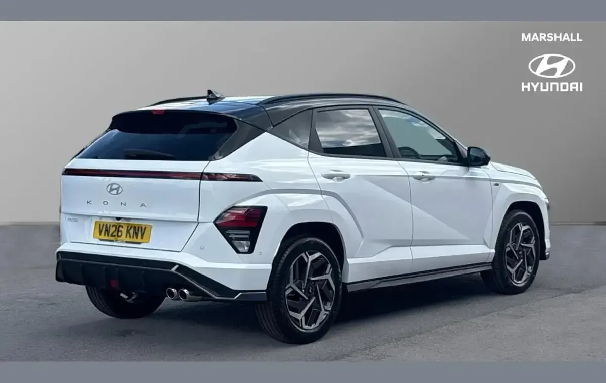 New Hyundai Kona N Line 135 HP (99 kW) 2026 White SUV