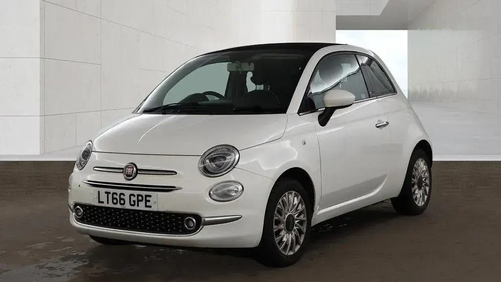 Used Fiat 500C Lounge 2016 White Cabriolet