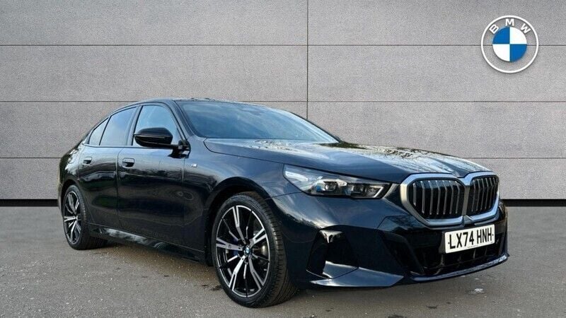 Black Used 2024 BMW 520 M Sport | £38,423 (Good price) - Image 1/4