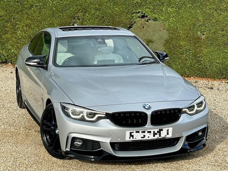 Silver Used 2018 BMW 430 M Sport Coupe | £12,450 (Fair price) - Image 1/4