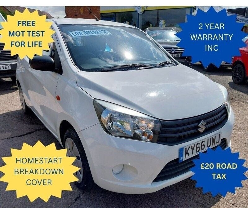 White Used 2016 Suzuki Celerio Hatchback | £4,695 (Fair price) - Image 1/4