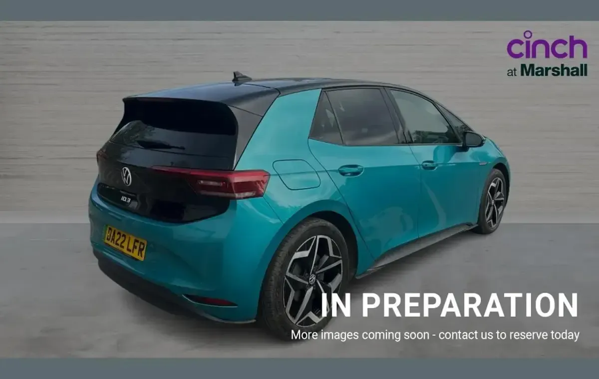 Begagnad VW ID.3 Pro 150 kW (204 HK) 2022 Svart Halvkombi