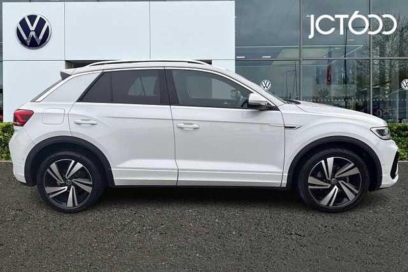 Used VW T-Roc R-line 150 HP (110 kW) 2022 White SUV