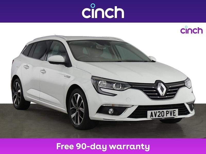 White Used 2020 Renault Mégane GrandTour Iconic Estate | £10,679 (Fair price) - Image 1/3