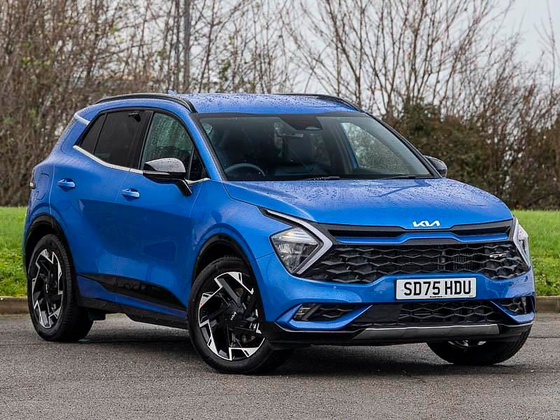 Premium paint blue flame New 2025 Kia Sportage GT-Line SUV | £28,998 (Good price) - Image 1/4