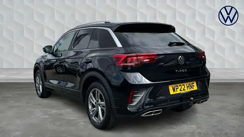 Used VW T-Roc R-line 150 HP (110 kW) 2022 Black SUV