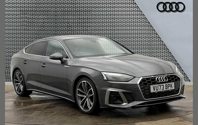 Grey Used 2023 Audi A5 Sportback S-Line Hatchback | £28,490 (Fair price) - Image 1/4