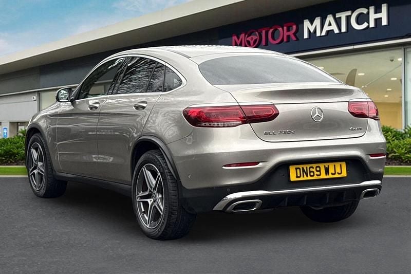 Used Mercedes GLC220 AMG line 2019 Silver Coupe