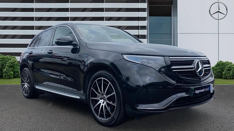 Black Used 2020 Mercedes EQC400 AMG line SUV | £20,684 (Good price) - Image 1/3