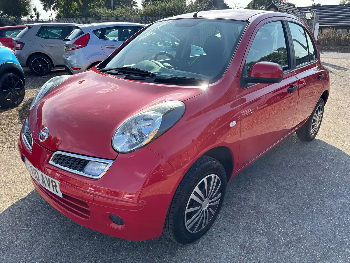 Used Nissan Micra Visia 65 HP (47 kW) 2010 Red Hatchback