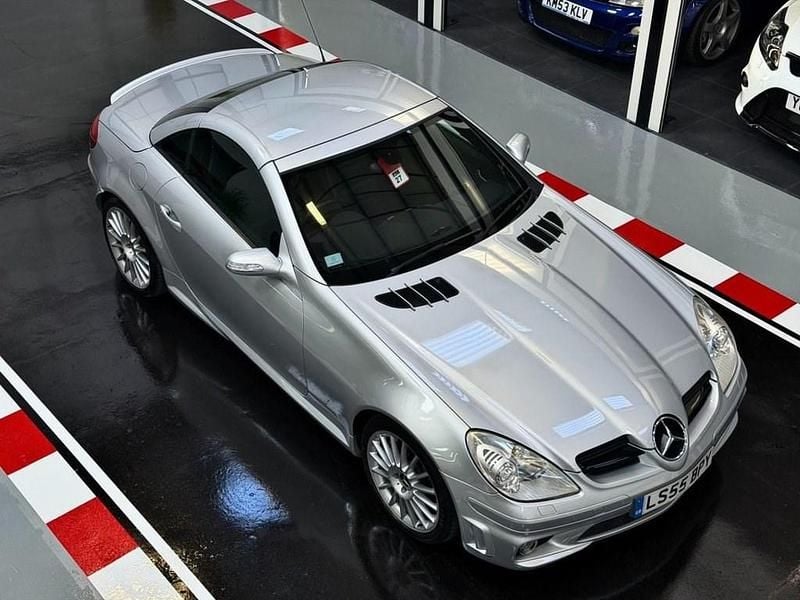 Used Mercedes SLK55 AMG AMG 360 HP (264 kW) 2005 Silver Cabriolet
