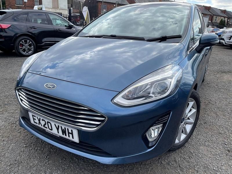 Used Ford Fiesta Titanium 2020 Blue Hatchback
