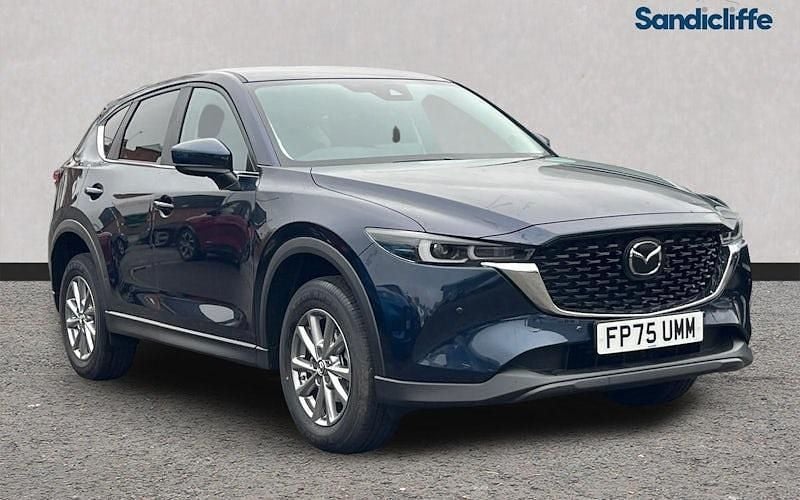 Special metallic rhodium white New 2025 Mazda CX-5 Center-Line SUV | £24,844 (Fair price) - Image 1/4