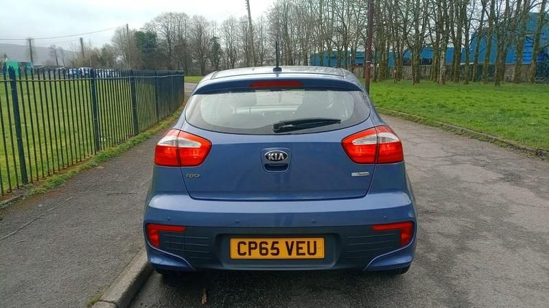 Used Kia Rio 2015 Blue Hatchback