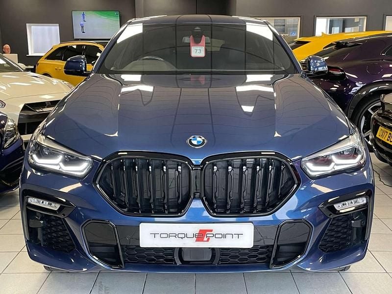 Used BMW X6 M Sport 333 HP (244 kW) 2021 Blue SUV
