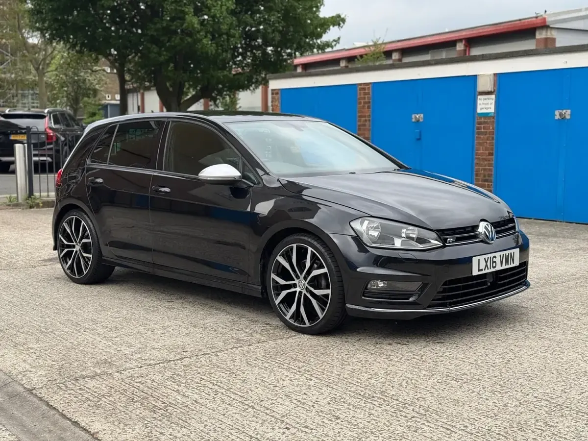 Used VW Golf VII R-line 2016 Black Hatchback