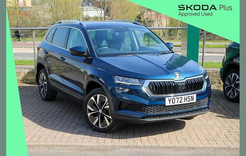 Used Skoda Karoq SE L 150 HP (110 kW) 2023 Petrol blue metallic SUV