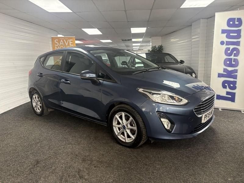 Used Ford Fiesta Zetec 100 HP (73 kW) 2019 Blue Hatchback