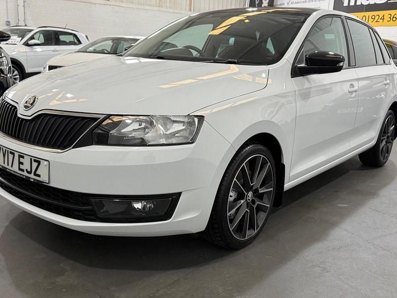 Used Skoda Rapid Sport 110 HP (80 kW) 2017 White Hatchback