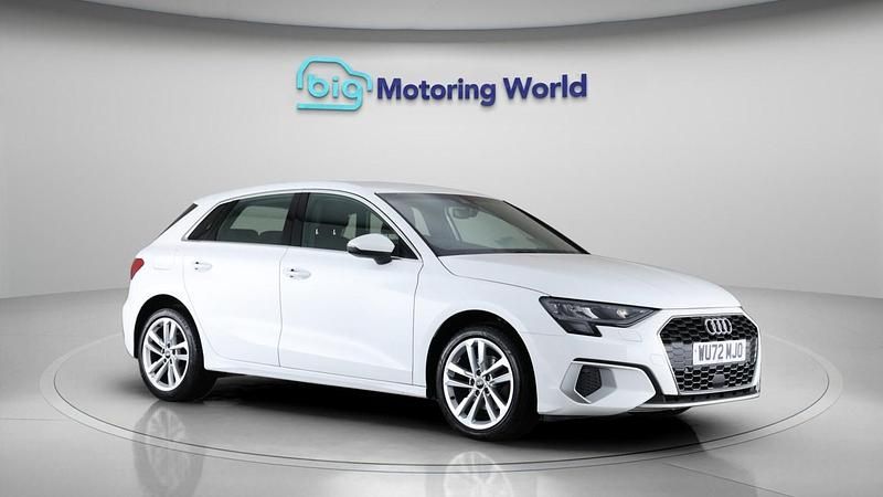 White Used 2022 Audi A3 Sportback Sport Hatchback | £16,200 (Fair price) - Image 1/4