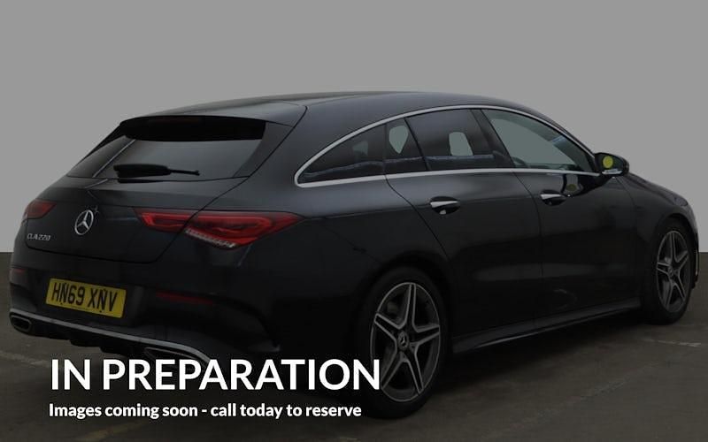 Used Mercedes CLA220 Shooting Brake AMG Line Premium 190 HP (139 kW) 2019 Black Estate