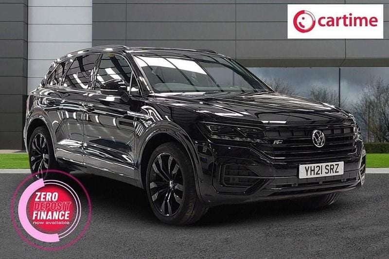 Black Used 2021 VW Touareg Black Edition SUV | £32,162 (Fair price) - Image 1/4