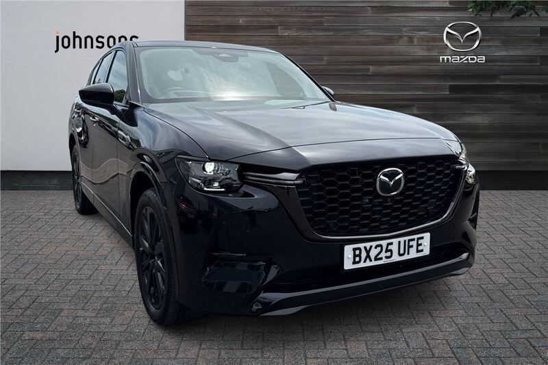 Black Used 2025 Mazda CX-60 Homura-Line SUV | £42,690 (Expensive) - Image 1/4