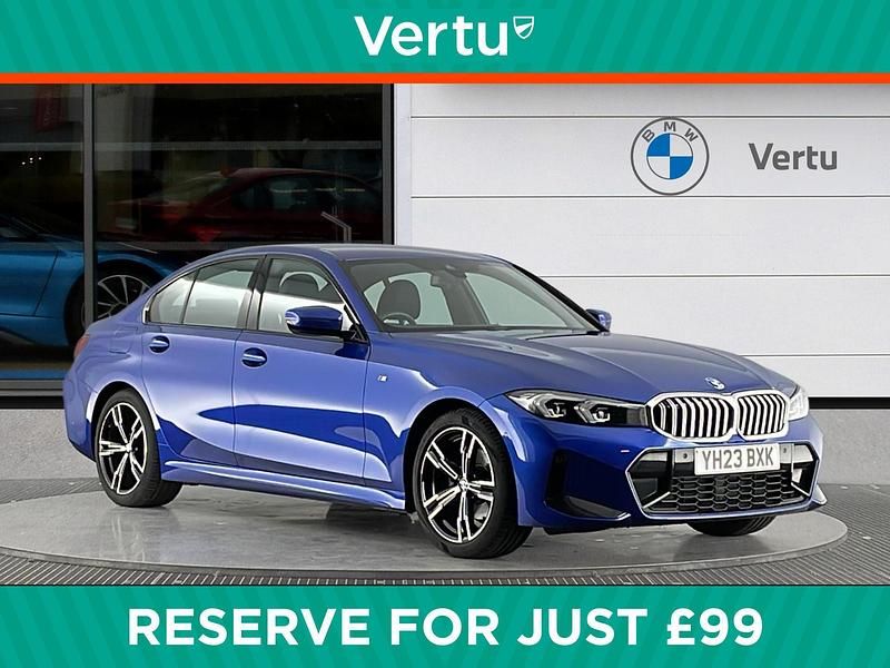 Blue Used 2023 BMW 320 M Sport Sedan | £27,720 (Fair price) - Image 1/4