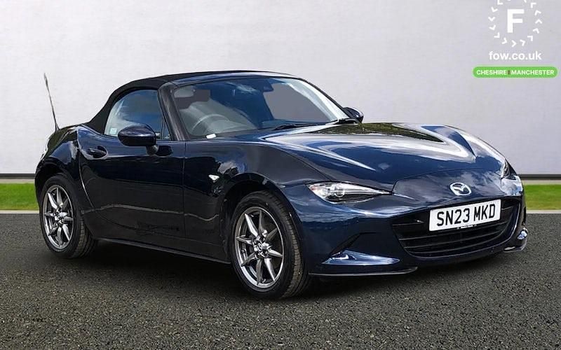 Blue Used 2023 Mazda MX5 Exclusive-Line Cabriolet | £20,899 (Fair price) - Image 1/4