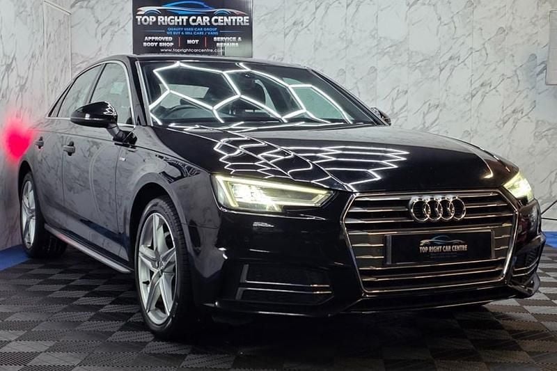 Used Audi A4 S-Line 190 HP (139 kW) 2017 Black Sedan