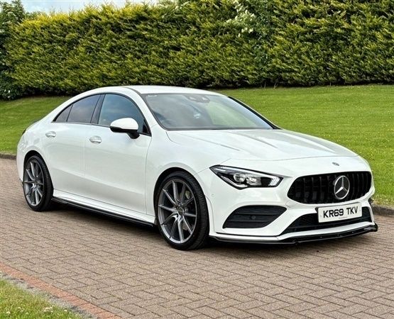 White Used 2019 Mercedes CLA220 AMG line Sedan | £22,450 (A bit pricey) - Image 1/1