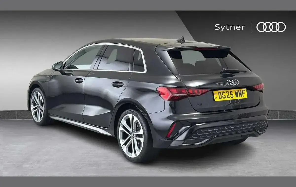 Used Audi A3 S-Line 147 HP (108 kW) 2025 Black Hatchback