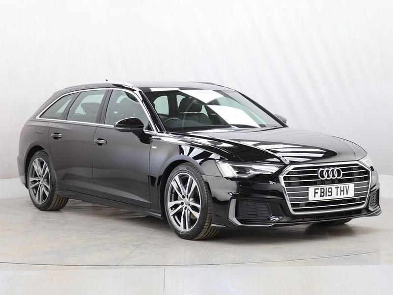 Used Audi A6 S-Line 204 HP (150 kW) 2019 Black Estate
