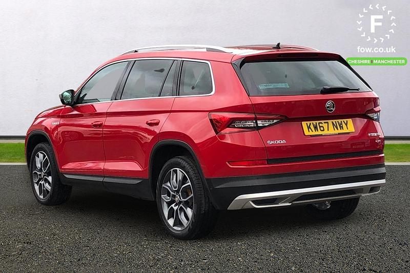 Second-hand Skoda Kodiaq Scout 4x4 2017 Roșu SUV