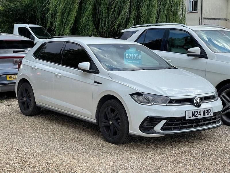 White Used 2024 VW Polo R-line Hatchback | £22,250 (A bit pricey) - Image 1/2