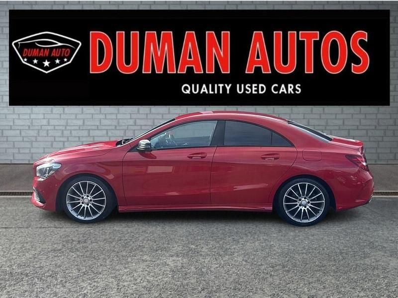 Used Mercedes CLA200 AMG line 136 HP (100 kW) 2016 Red Coupe