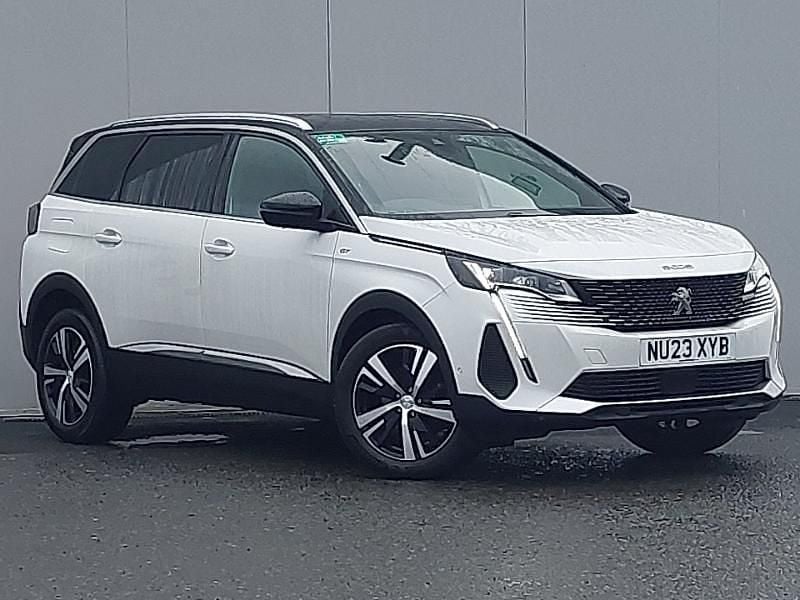 White Used 2023 Peugeot 5008 GTi SUV | £24,998 (Fair price) - Image 1/4