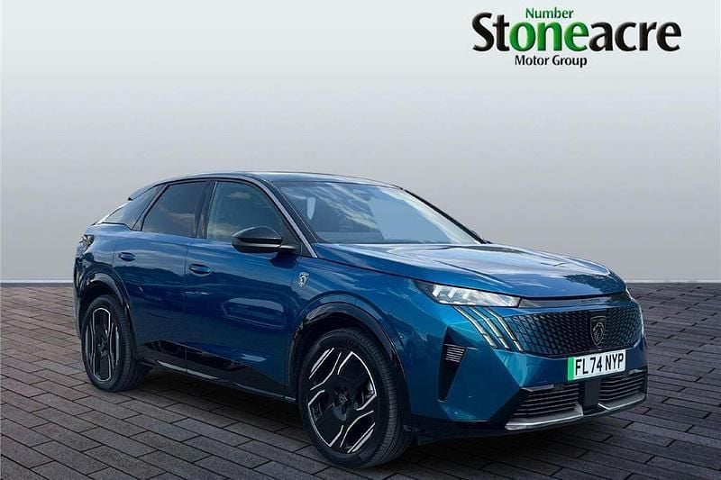 Blue Used 2024 Peugeot e-3008 GTi SUV | £24,995 - Image 1/4