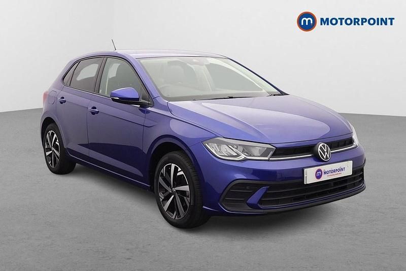 Used VW Polo Match 95 HP (69 kW) 2024 Blue Hatchback