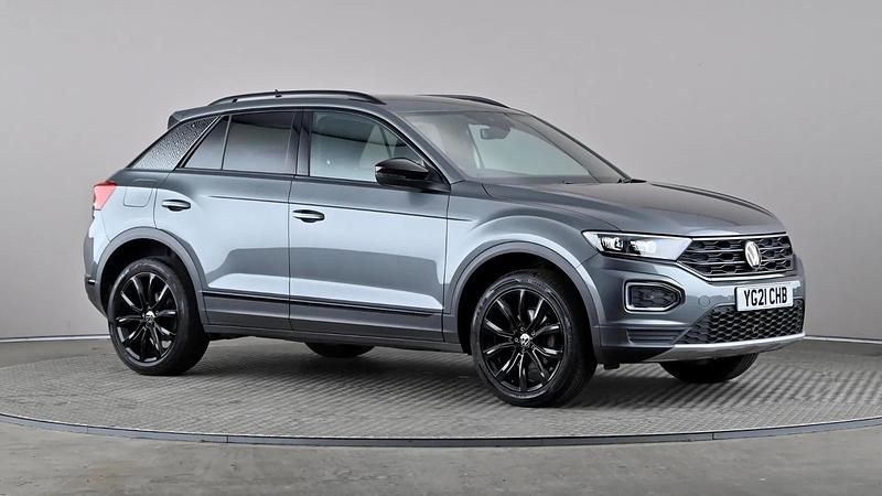 Grey Used 2021 VW T-Roc Black Edition SUV | £17,148 (Fair price) - Image 1/4