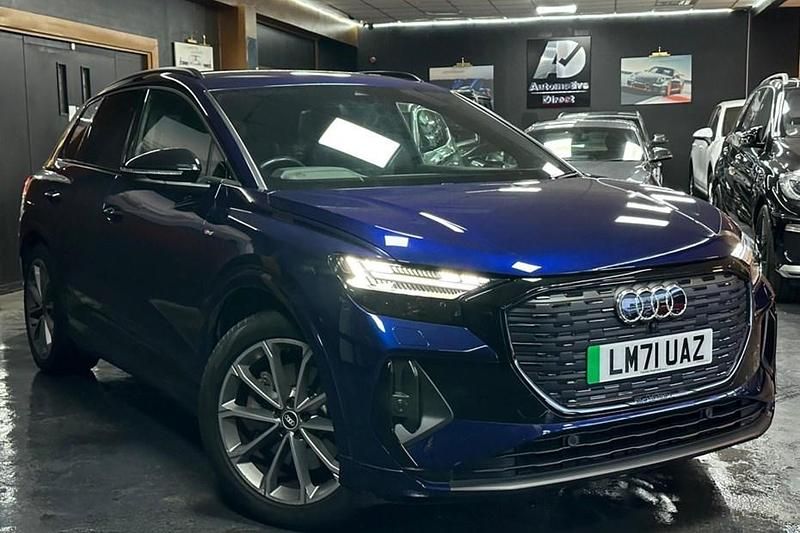 Blue Used 2021 Audi Q4 e-tron Advanced SUV | £30,610 (Good price) - Image 1/1