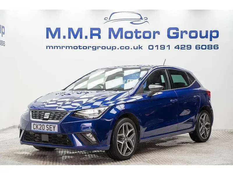 Usado Seat Ibiza XCELLENCE Lux 115 HP (84 kW) 2020 Azul Citadino