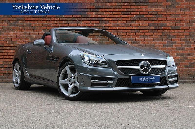 Grey Used 2015 Mercedes SLK250 AMG Cabriolet | £12,989 (Expensive) - Image 1/4