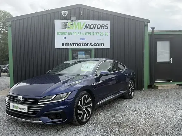 Used VW Arteon R-line 147 HP (108 kW) 2019 Blue Hatchback
